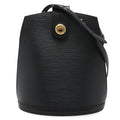 Louis Vuitton Epi Cluny Shoulder Bag Leather Noir Black
