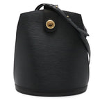 Louis Vuitton Epi Cluny Shoulder Bag Leather Noir Black
