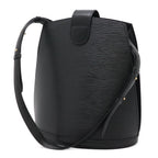 Louis Vuitton Epi Cluny Shoulder Bag Leather Noir Black — view 2