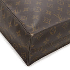 Louis Vuitton Monogram Sac Plat Tote Shopping Business Square — view 3