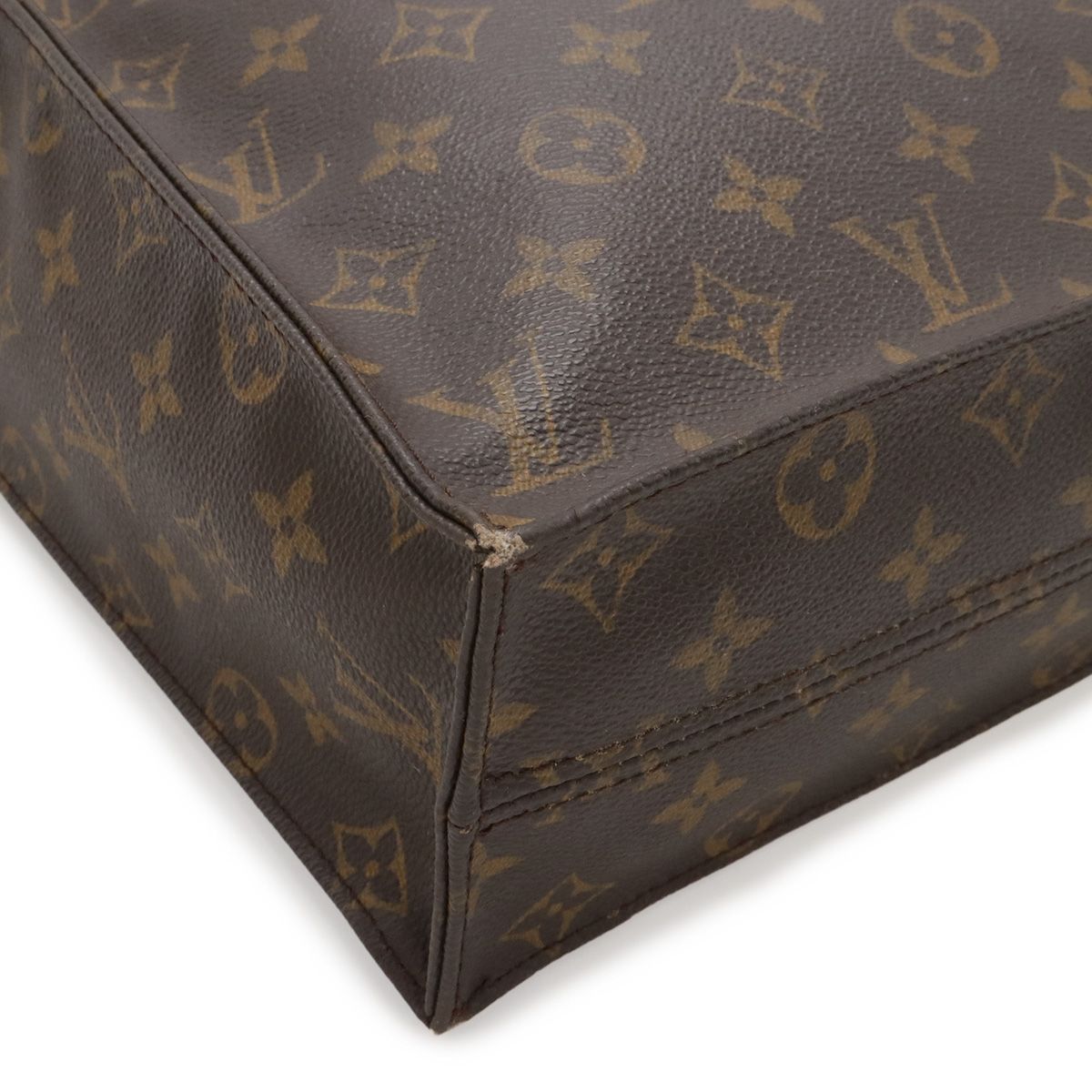 Louis Vuitton Monogram Sac Plat Tote Shopping Business Square — view 3
