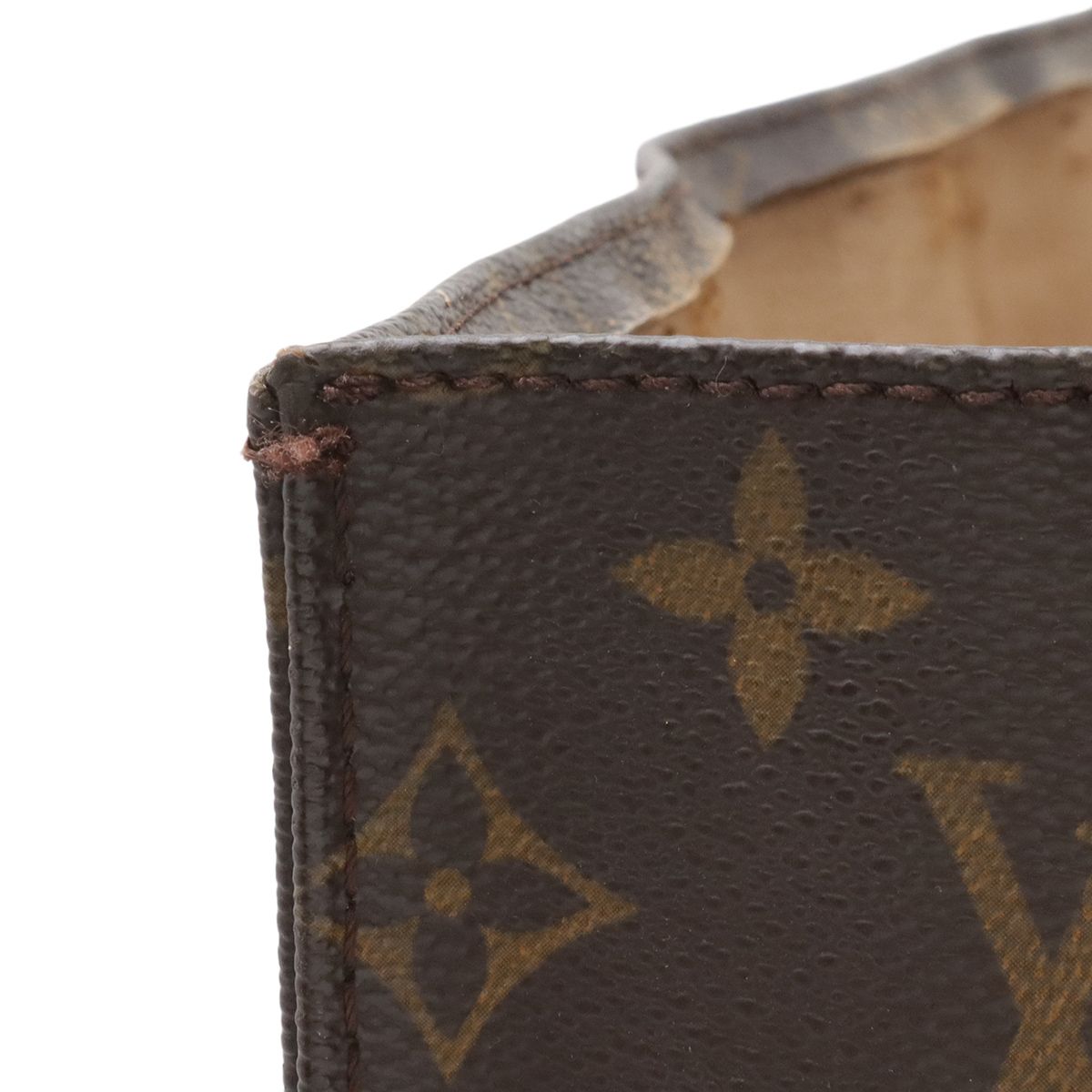 Louis Vuitton Monogram Sac Plat Tote Shopping Business Square — view 4
