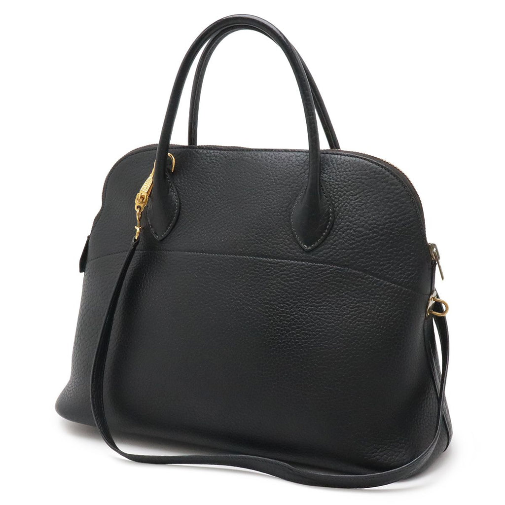 Hermes Bolide 35 2-Way Shoulder Bag Fjord Black Gold — view 2
