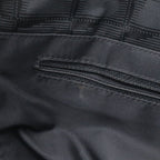 Chanel New Travel Line Tote MM Shoulder Bag Nylon Jacquard Lame Black — view 6