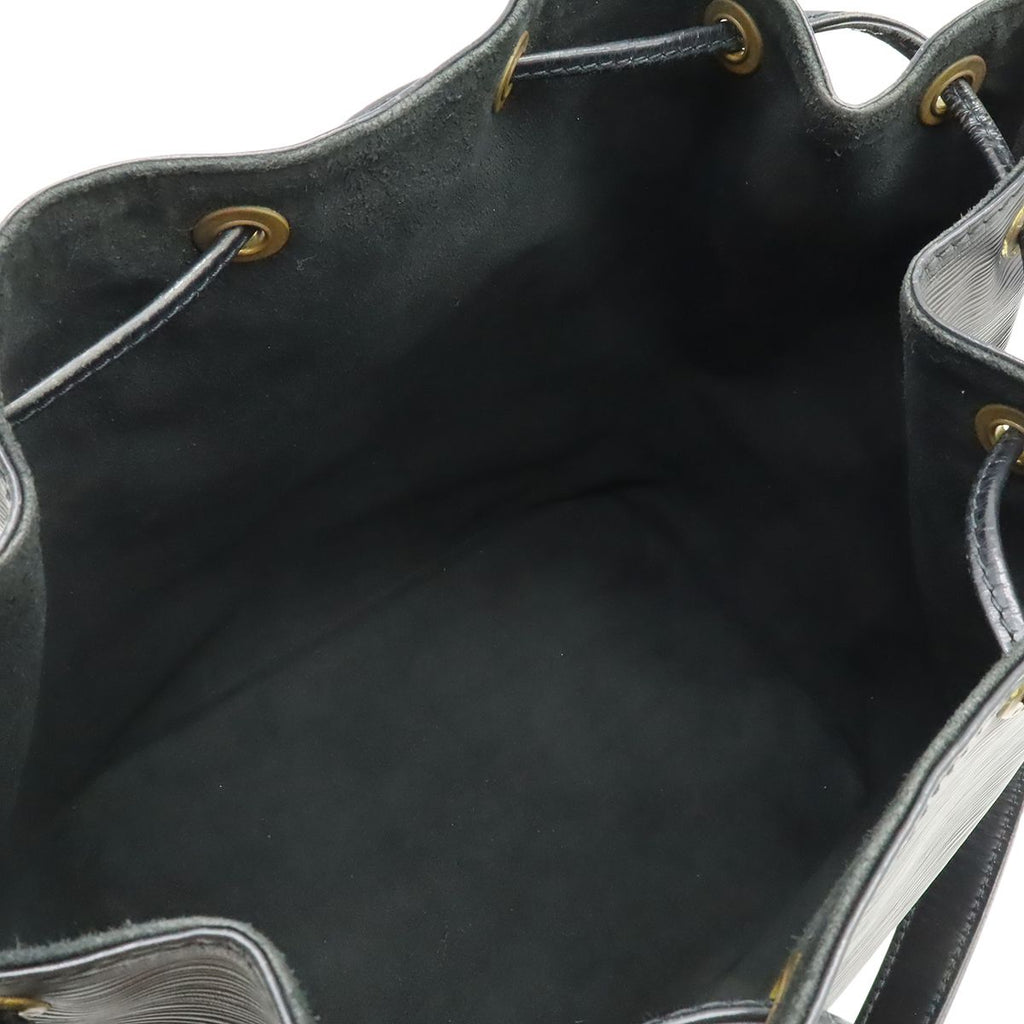 Louis Vuitton Epi Petit Noir Shoulder Bag Drawstring Black — view 5