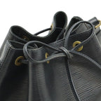 Louis Vuitton Epi Petit Noir Shoulder Bag Drawstring Black — view 4
