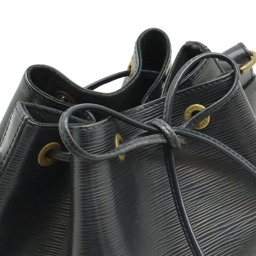 Louis Vuitton Epi Petit Noir Shoulder Bag Drawstring Black — view 4