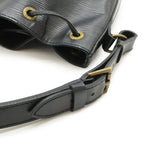 Louis Vuitton Epi Petit Noir Shoulder Bag Drawstring Black — view 8