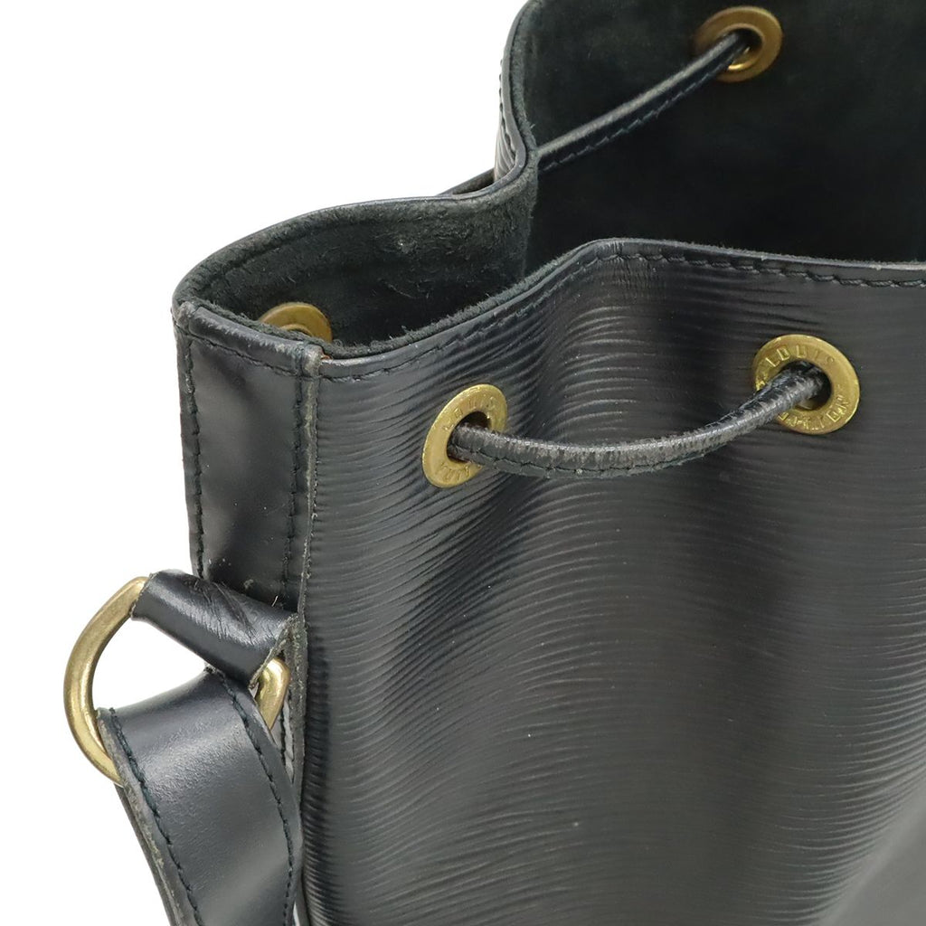 Louis Vuitton Epi Petit Noir Shoulder Bag Drawstring Black — view 6