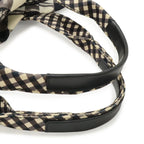 Chanel CC Logo Gingham Check Tote Big Canvas Black White Cruise Collection — view 4