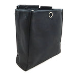 Hermes Herbag MM 2-Way Shoulder Bag Toile Officier Leather Black Silver — view 9