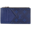 Louis Vuitton Coin Card Holder Taigarama IC Leather Blue