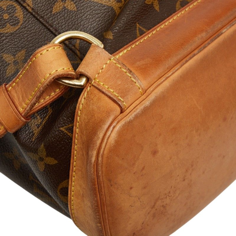 Louis Vuitton Monogram Montsouris GM Backpack Brown Leather — view 7