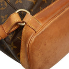 Louis Vuitton Monogram Montsouris GM Backpack Brown Leather — view 7