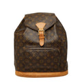 Louis Vuitton Monogram Montsouris GM Backpack Brown Leather