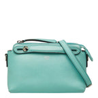 Fendi Mini by the Way Studs 2-Way Shoulder Bag Green Leather