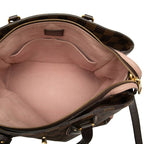 Louis Vuitton Damier Normandy 2-Way Shoulder Bag Brown Magnolia Pink Leather — view 4