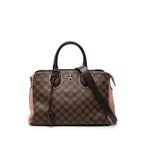 Louis Vuitton Damier Normandy 2-Way Shoulder Bag Brown Magnolia Pink Leather
