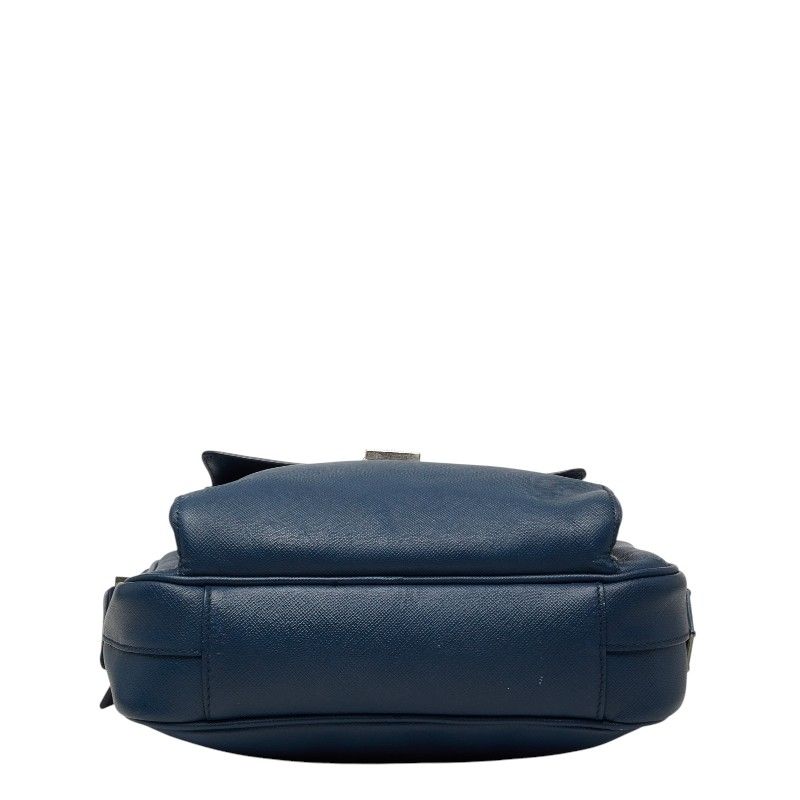 Prada Crossbody Shoulder Bag Navy Saffiano Leather — view 3