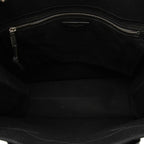 Saint Laurent Rive Gauche Large Tote Black Canvas Leather — view 4