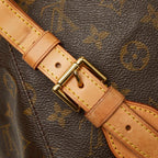 Louis Vuitton Monogram Montsouris GM Backpack Brown Leather — view 8