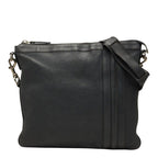 Gucci Crossbody Shoulder Bag Gray Leather