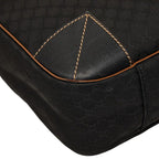 Celine Macadam Handbag Black Canvas Leather — view 5