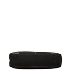 Celine Macadam Handbag Black Canvas Leather — view 3