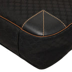 Celine Macadam Handbag Black Canvas Leather — view 4