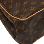 Louis Vuitton Monogram Batignolles Vertical Shoulder Bag Tote Brown Leather — view 5