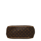 Louis Vuitton Monogram Batignolles Vertical Shoulder Bag Tote Brown Leather — view 3