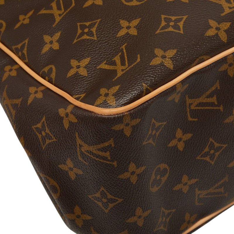 Louis Vuitton Monogram Batignolles Vertical Shoulder Bag Tote Brown Leather — view 7