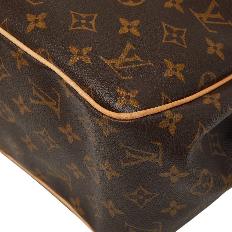 Louis Vuitton Monogram Batignolles Vertical Shoulder Bag Tote Brown Leather — view 4