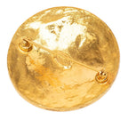 Chanel CC Logo Round Brooch Gold Plated — view 2