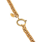 Chanel CC Logo Crown Chain Necklace Gold Plated — view 4
