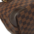 Louis Vuitton Damier Hampstead PM Tote Brown Leather — view 4