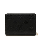 Louis Vuitton Monogram Empreinte Portefeuille Bifold Wallet Noir Black Leather
