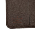 Louis Vuitton Damier Compact Zip Bifold Wallet Ebene Brown Leather — view 5