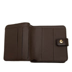 Louis Vuitton Damier Compact Zip Bifold Wallet Ebene Brown Leather — view 4
