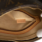 Louis Vuitton Monogram Looping MM Shoulder Bag Brown Leather — view 6