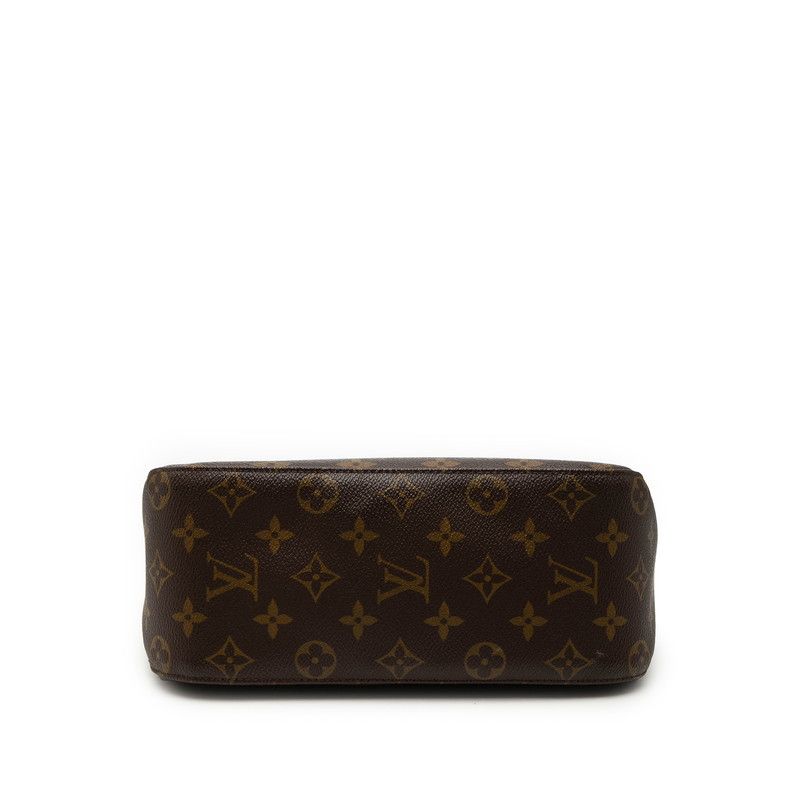 Louis Vuitton Monogram Looping MM Shoulder Bag Brown Leather — view 3