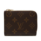 Louis Vuitton Monogram Portefeuille Noah Compact Coin Case Wallet Brown