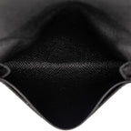 Louis Vuitton Taiga Envelope Carte de Visite Card Case Noir Black Leather — view 5