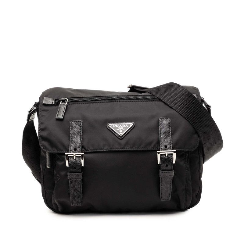 Prada Re-Nylon Shoulder Bag Black Nylon
