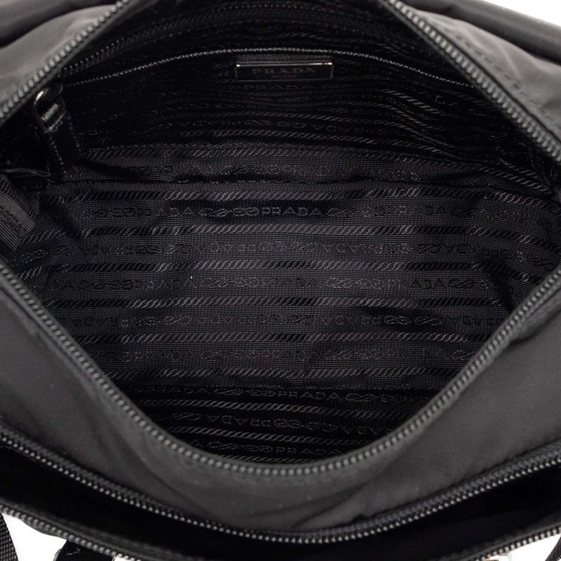 Prada Re-Nylon Shoulder Bag Black Nylon — view 4