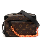 Louis Vuitton Monogram Solar Ray Mini Soft Trunk Shoulder Bag Brown Black