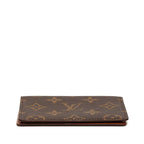 Louis Vuitton Monogram Porto 2 Cult Vertical Card Case Fixed Era Brown Leather — view 3