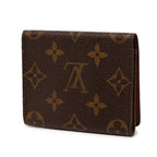 Louis Vuitton Monogram Envelope Carte de Visite Card Case Business Holder Brown — view 2