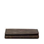 Louis Vuitton Monogram Envelope Carte de Visite Card Case Business Holder Brown — view 3