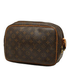 Louis Vuitton Monogram Reporter PM Crossbody Shoulder Bag Brown Leather — view 2
